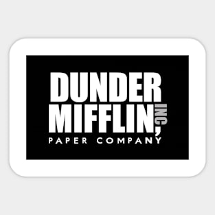 Dunder Mifflin Inc Paper Company Office Logo 2 Sticker